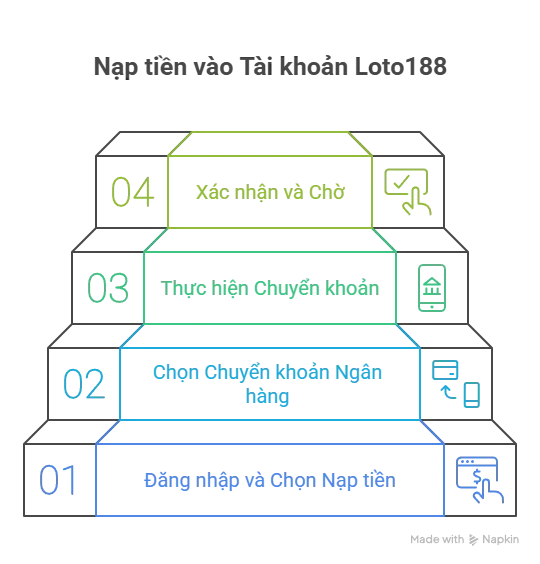 loto188 Các bước nạp tiền nhanh chóng vào tài khoản LOTO188
